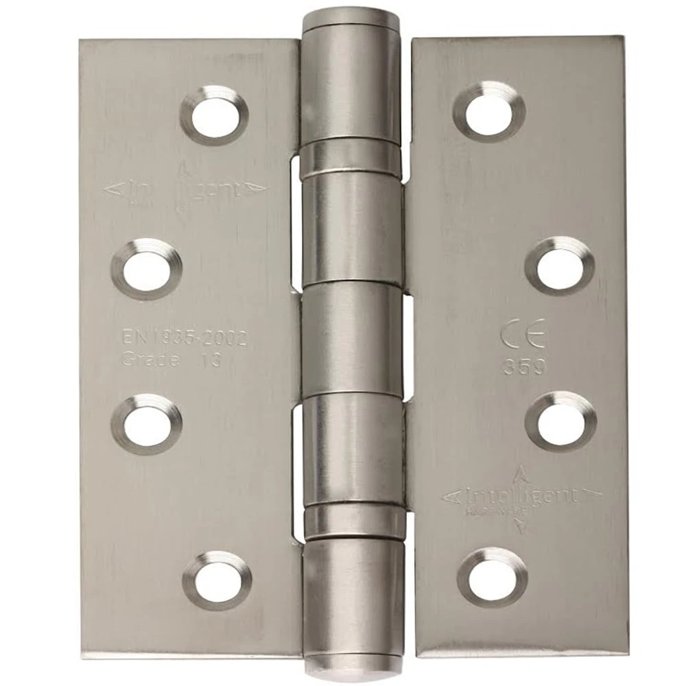 100mm (4'') CE13 Fire Rated Ball Bearing Butt Hinge Pair - Satin Stainless Steel (47227) 1 100mm (4'') CE13 Fire Rated Ball Bearing Butt Hinge Pair - Satin Stainless Steel (47227)