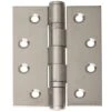 100mm (4'') CE13 Fire Rated Ball Bearing Butt Hinge Pair - Polished Stainless Steel (47228)