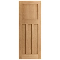 Oak Internal Unfinished 1930's DX 4 Panel Door (51728) -Oak Door Store 1499871242 43977000