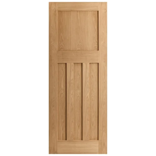 Oak Internal Unfinished 1930's DX 4 Panel Door (51728) -Oak Door Store 1499871242 43977000