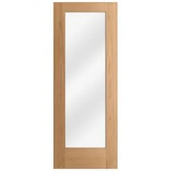 Oak Internal Unfinished Pattern 10 1 Light Clear Glass Door (51734) -Oak Door Store 1499871817 87501300 1