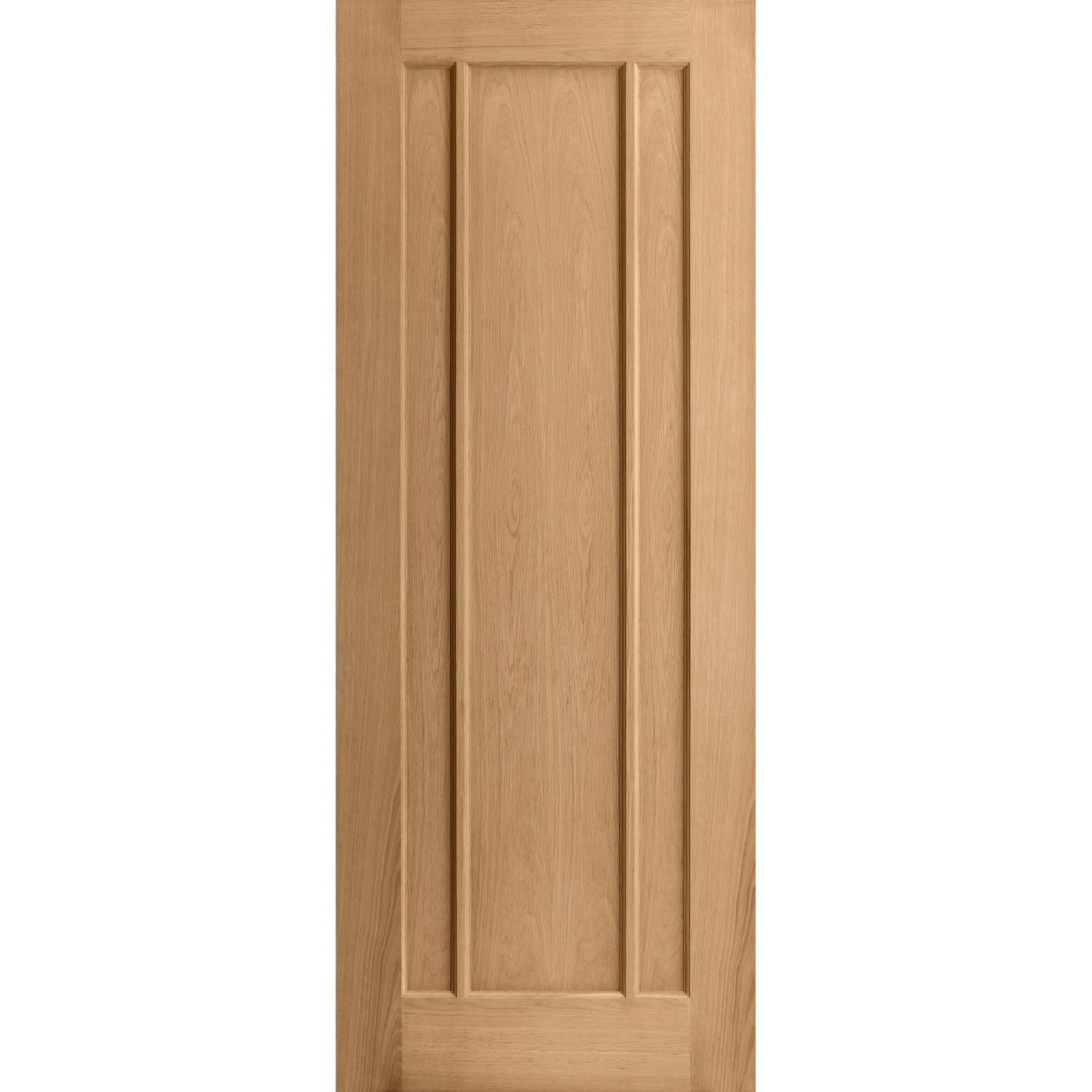 Oak Internal Unfinished Toledo 3 Panel FD30 Fire Door (51748) 3 Oak Internal Unfinished Toledo 3 Panel FD30 Fire Door (51748) - Image 3