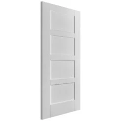 White Internal Primed Flat Shaker 4 Panel FD30 Fire Door (51775) 7 White Internal Primed Flat Shaker 4 Panel FD30 Fire Door (51775) -Oak Door Store 1499874399 98226900