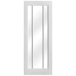 White Internal Primed Toledo 3 Light Clear Glass Door (51789) -Oak Door Store 1499875246 06677500
