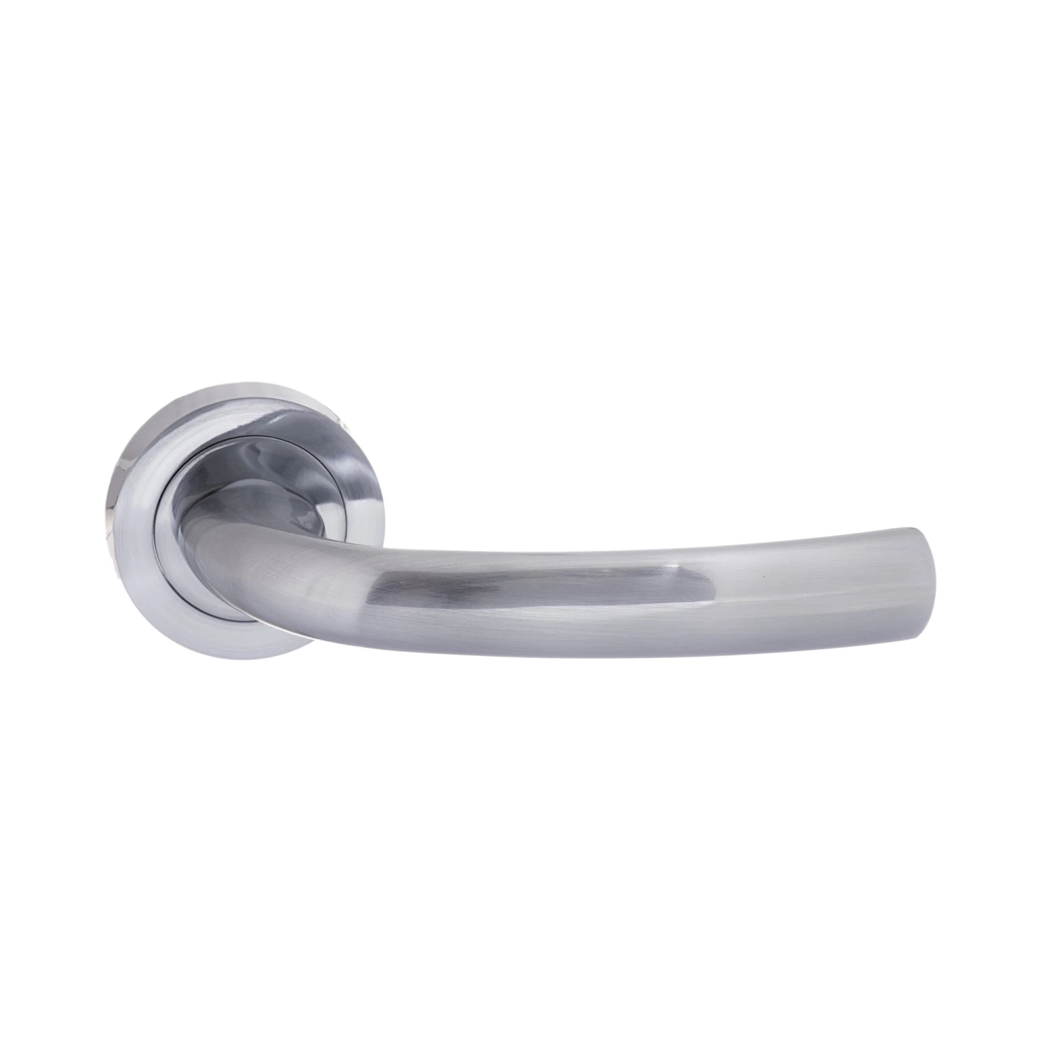 Status Nevada Round Lever Door Handle - Satin Chrome (52222) 1 Status Nevada Round Lever Door Handle - Satin Chrome (52222)
