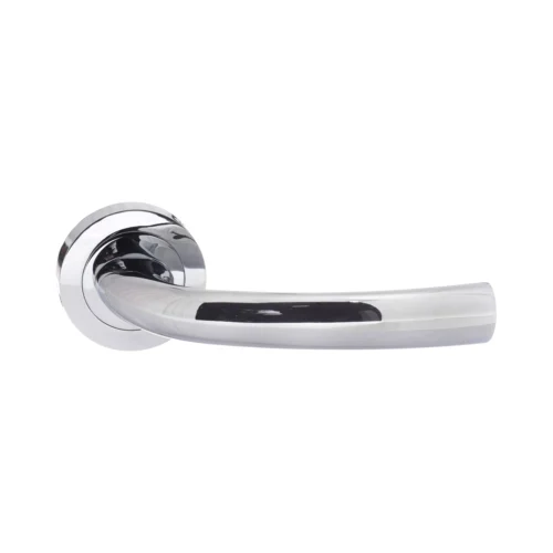Status Nevada Round Lever Door Handle - Polished Chrome (52221)