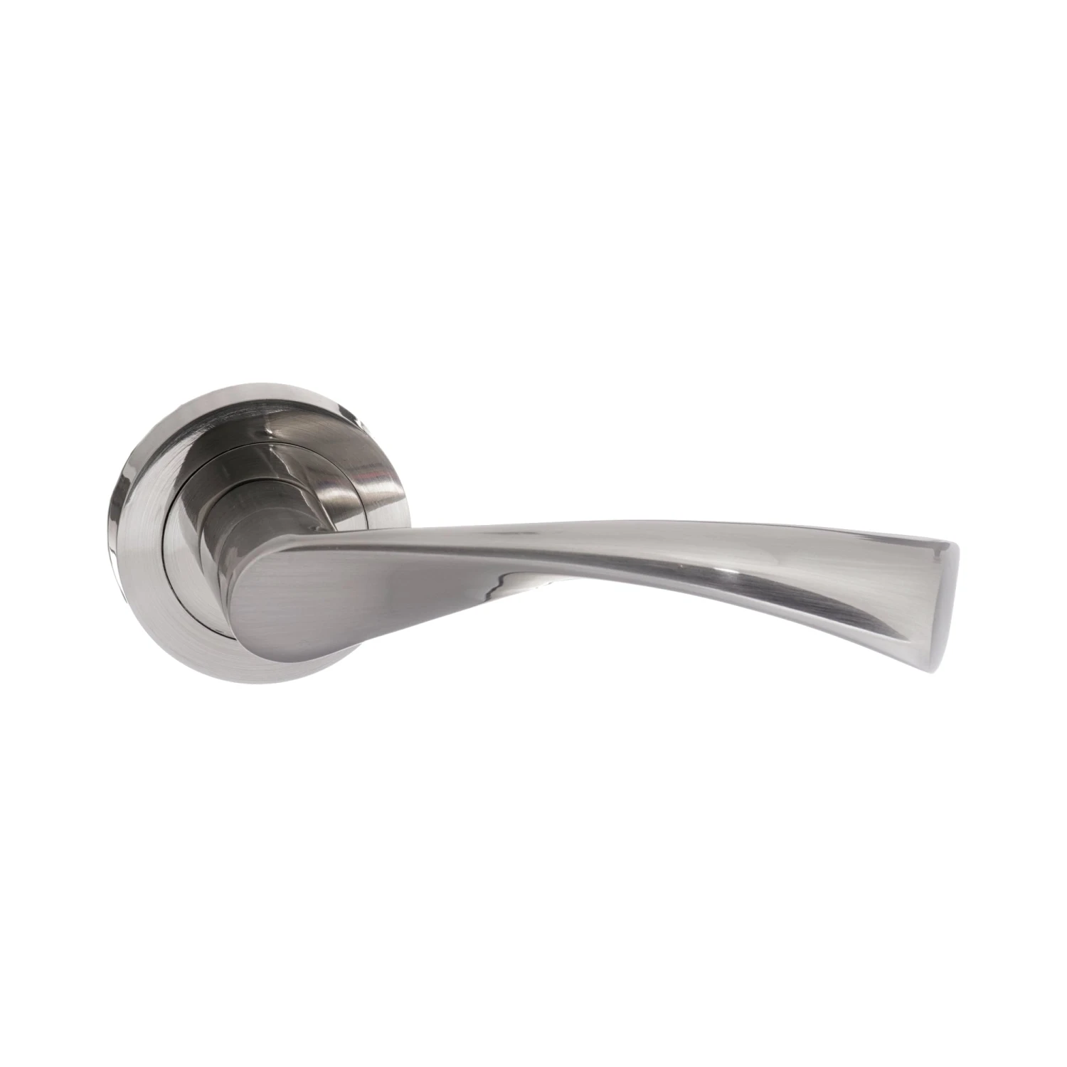 Status Colorado Round Lever Door Handle - Satin Nickel (52194) 1 Status Colorado Round Lever Door Handle - Satin Nickel (52194)