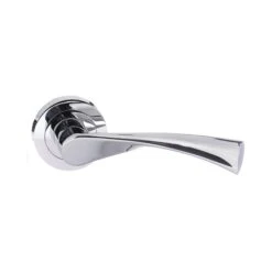 Status Colorado Round Lever Door Handle - Polished Chrome (52192)