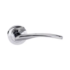 Status Arizona Round Lever Door Handle - Polished Chrome (52188)