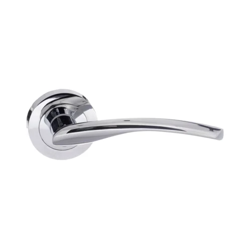 Status Arizona Round Lever Door Handle - Polished Chrome (52188)