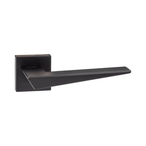 Forme Naxos Designer Square Lever Door Handle - Matt Black (52059)