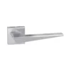 Forme Naxos Designer Square Lever Door Handle - Satin Chrome (52061)
