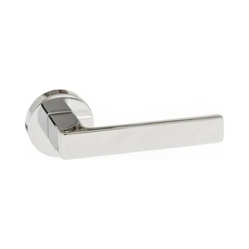 Forme Asti Designer Round Lever Door Handle - Polished Chrome (51992)
