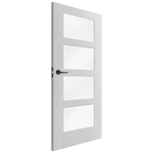 White Internal Primed Shaker 4 Light Obscure Glass Door (68158) 8 White Internal Primed Shaker 4 Light Obscure Glass Door (68158) -Oak Door Store 1532615371 11847200