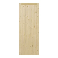 External Solid Pine Unfinished Framed, Ledged And Braced Gate (LOLFLB) 8 External Solid Pine Unfinished Framed, Ledged And Braced Gate (LOLFLB) -Oak Door Store 1538579466 86758700