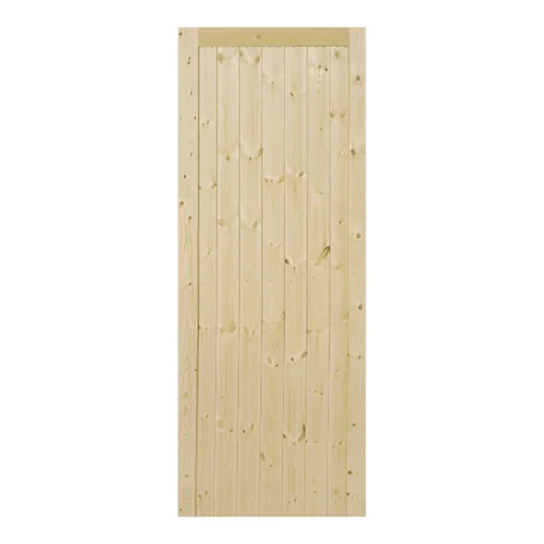 External Solid Pine Unfinished Framed, Ledged And Braced Gate (LOLFLB) -Oak Door Store 1538579466 86758700