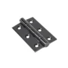 75mm (3") Ball Bearing Butt Hinge Pair - Black Nickel (75763)