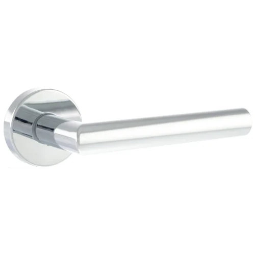 Forme Elle Designer Round Lever Door Handle - Polished Chrome (77088)