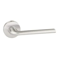 Forme Milly Designer Round Lever Door Handle - Satin Chrome (77081)