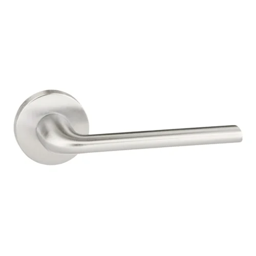 Forme Milly Designer Round Lever Door Handle - Satin Chrome (77081)