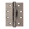 102mm (4") CE13 Fire Rated Ball Bearing Hinge Pair - Black Nickel (67885)