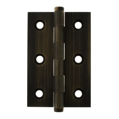 76mm (3'') Washered Butt Hinges Pair - Urban Bronze (77303)