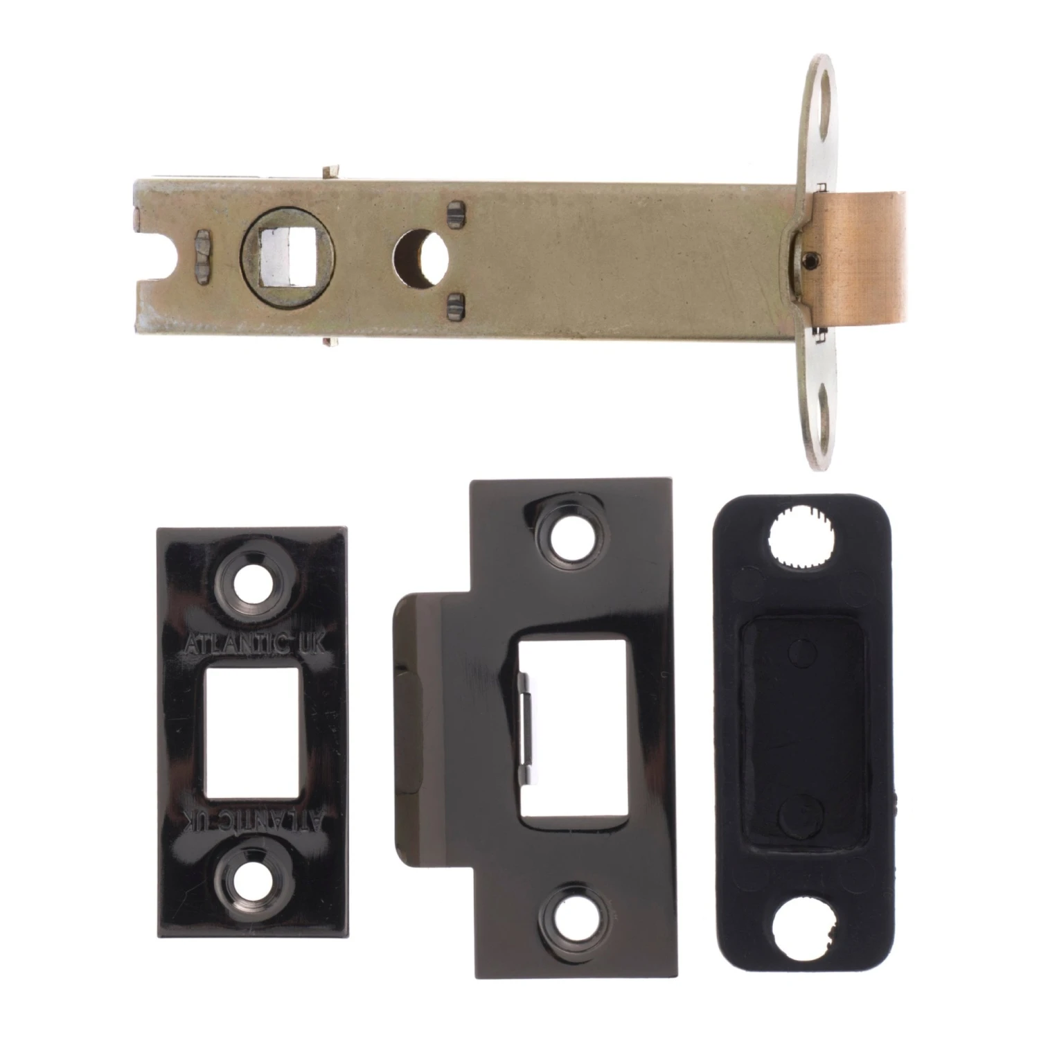 100mm (4'') Heavy Duty Bolt Through Tubular Latch - Black Nickel (77759) 1 100mm (4'') Heavy Duty Bolt Through Tubular Latch - Black Nickel (77759)