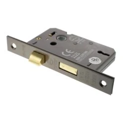 Eurospec Easi-T Architectural 3 Lever Sashlock - Stainless Brass 76mm