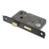 76mm (3'') CE Bathroom Lock - Matt Black (196074)