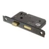 76mm (3'') Bathroom Lock - Black Nickel (77771)