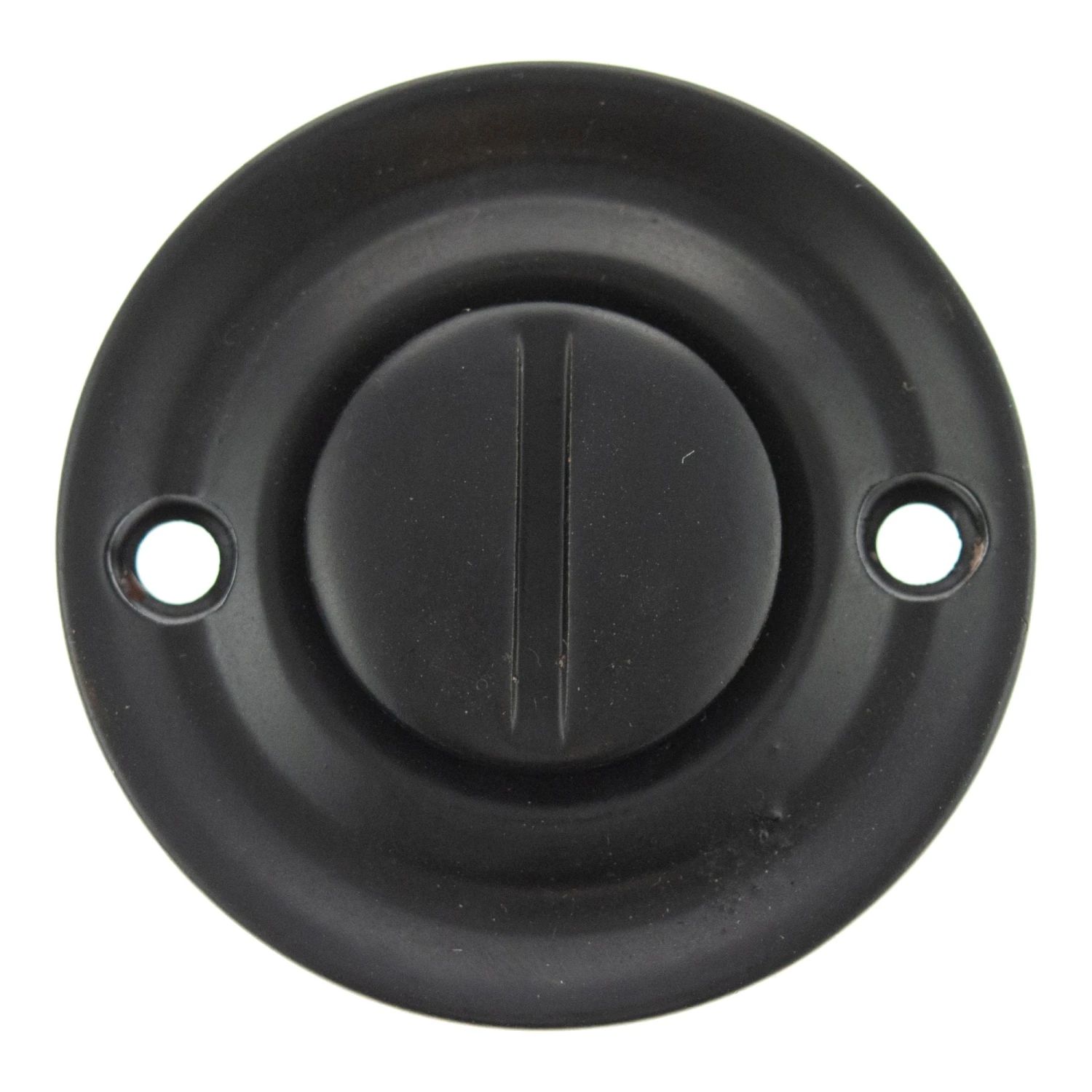 Old English Oval WC Turn And Release On Round Rose, Matt Black (OEOWCMB) 2 Old English Oval WC Turn And Release On Round Rose, Matt Black (OEOWCMB) - Image 2