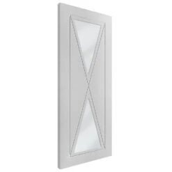 White Internal Primed Alexa 2 Light Clear Glass Door (79063) 7 White Internal Primed Alexa 2 Light Clear Glass Door (79063) -Oak Door Store 1575545108 09438700