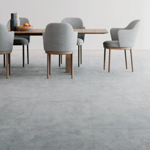 Concrete - Industry Tile Water-resistant 8mm Matt Laminate Flooring (84217)