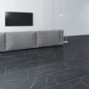 Black Marble - Industry Tile Water-resistant 8mm Laminate Flooring (84220)