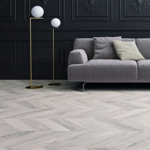 Light Grey - Masterpieces Water-resistant 8mm Matt Laminate Flooring (84209)