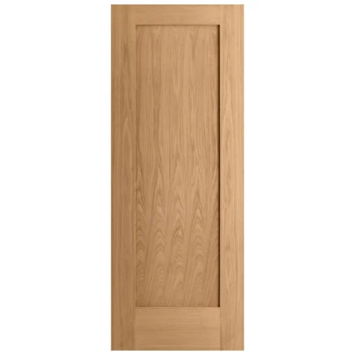 Oak Internal Unfinished Pattern 10 1 Panel FD30 Fire Door (84455) -Oak Door Store 1581006071 30864000