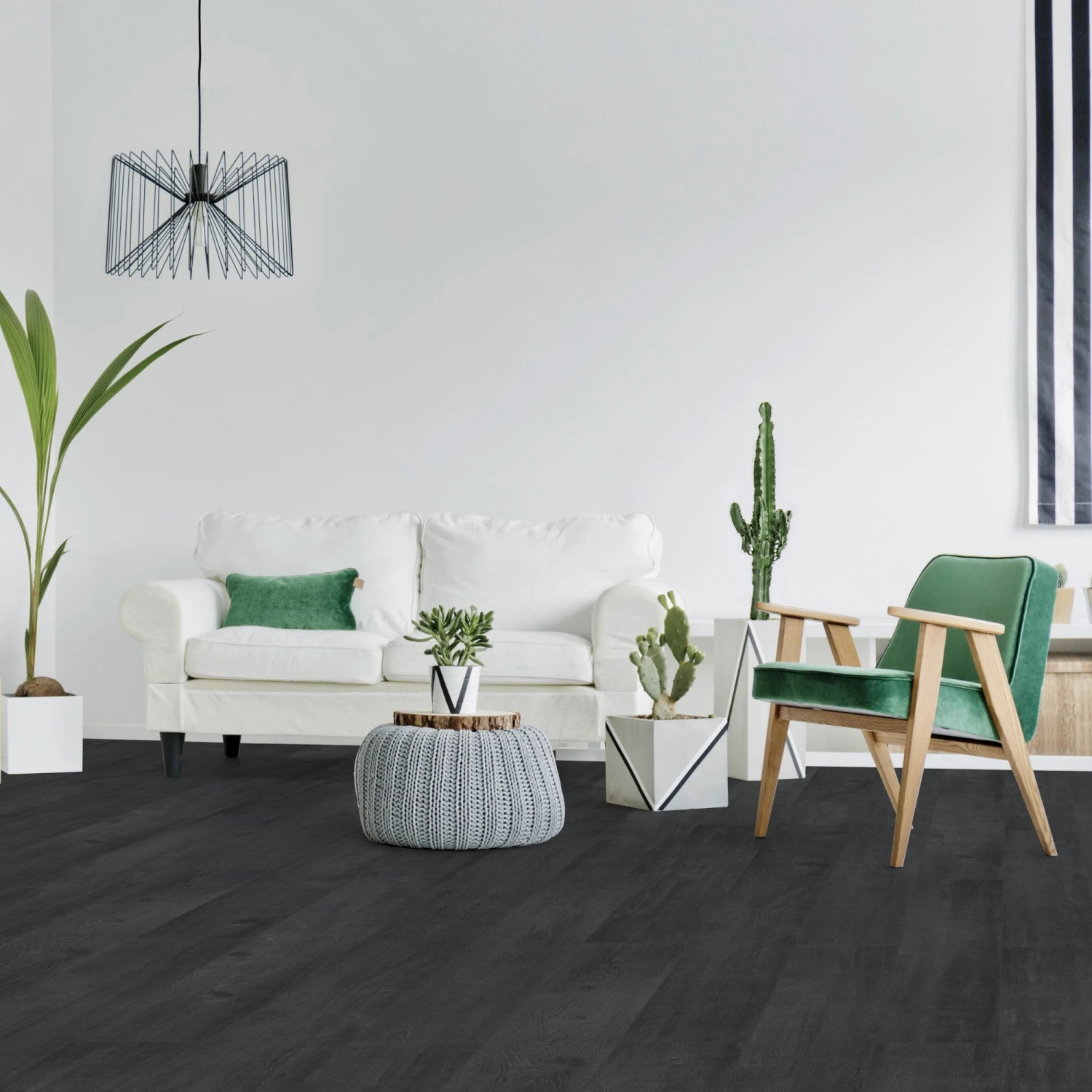 Black Oak - Ocean Water-Resistant 8mm Laminate Flooring (82432) 4 Black Oak - Ocean Water-Resistant 8mm Laminate Flooring (82432) - Image 4