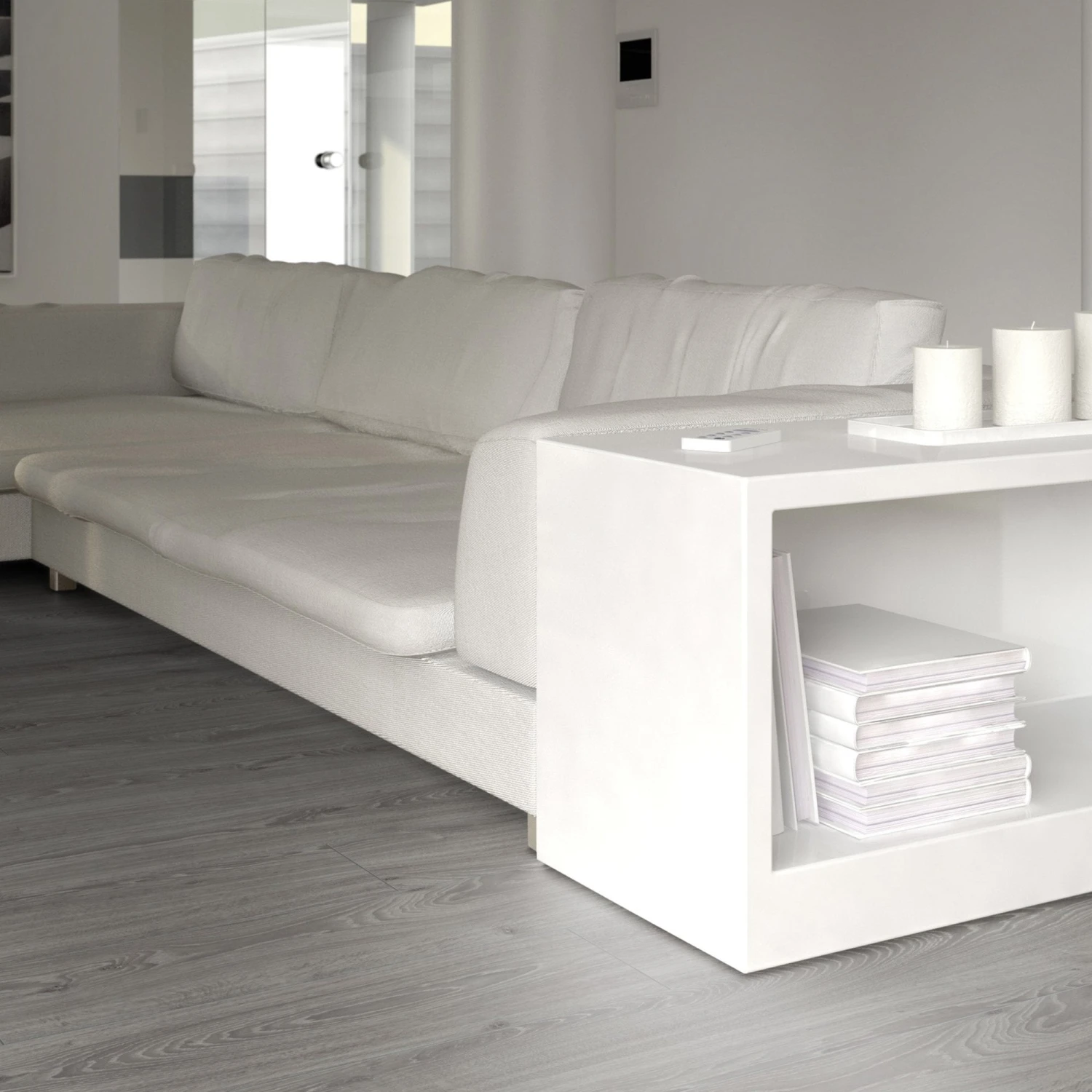 Timeless Grey Oak - Robusto Villa 12mm Laminate Flooring (84818) 7 Timeless Grey Oak - Robusto Villa 12mm Laminate Flooring (84818) - Image 7