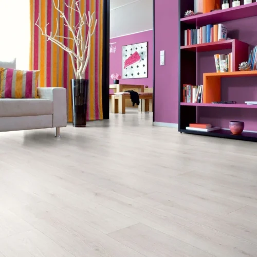Trend Oak White - Advanced 8mm Laminate Flooring (85892) -Oak Door Store 1603195266 75638400