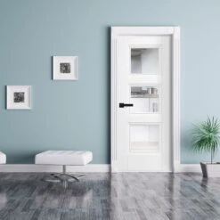 White Internal Primed Elegance Ripley 3 Light Clear Glass Door (88072) 7 White Internal Primed Elegance Ripley 3 Light Clear Glass Door (88072) -Oak Door Store 1625474809 11225700