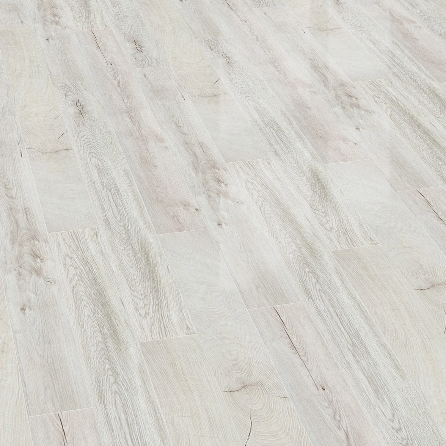 Fresno Snow Oak - Easy Touch 8mm High Gloss Laminate Flooring (79015) 2 Fresno Snow Oak - Easy Touch 8mm High Gloss Laminate Flooring (79015) - Image 2
