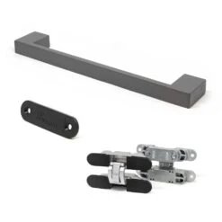 Studio Pull Handle Set - Anthracite Grey (105860) 6 Studio Pull Handle Set - Anthracite Grey (105860) -Oak Door Store 1633437987 04801700