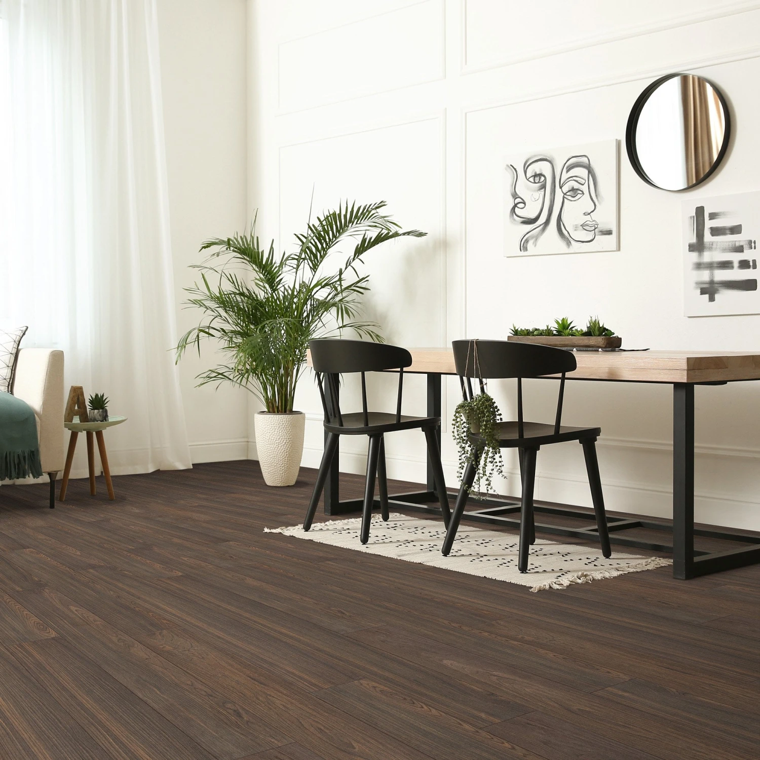 Tuscany Walnut - Exquisite 8mm Laminate Flooring (54184) 1 Tuscany Walnut - Exquisite 8mm Laminate Flooring (54184)