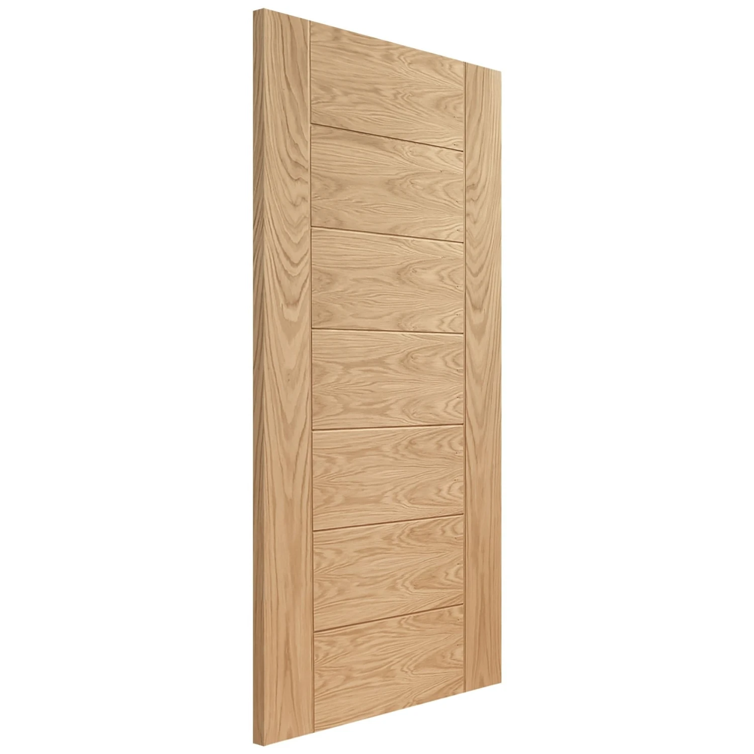 Oak Internal Fully Finished Pedrena 7 Panel Door (93638) 2 Oak Internal Fully Finished Pedrena 7 Panel Door (93638) - Image 2