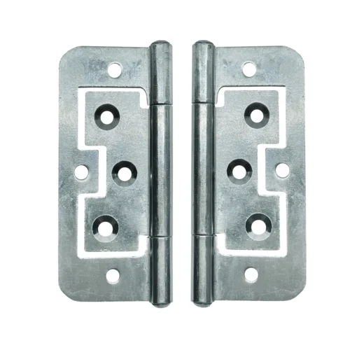 75mm Flush Hinge Pair - Zinc Plated (84950)