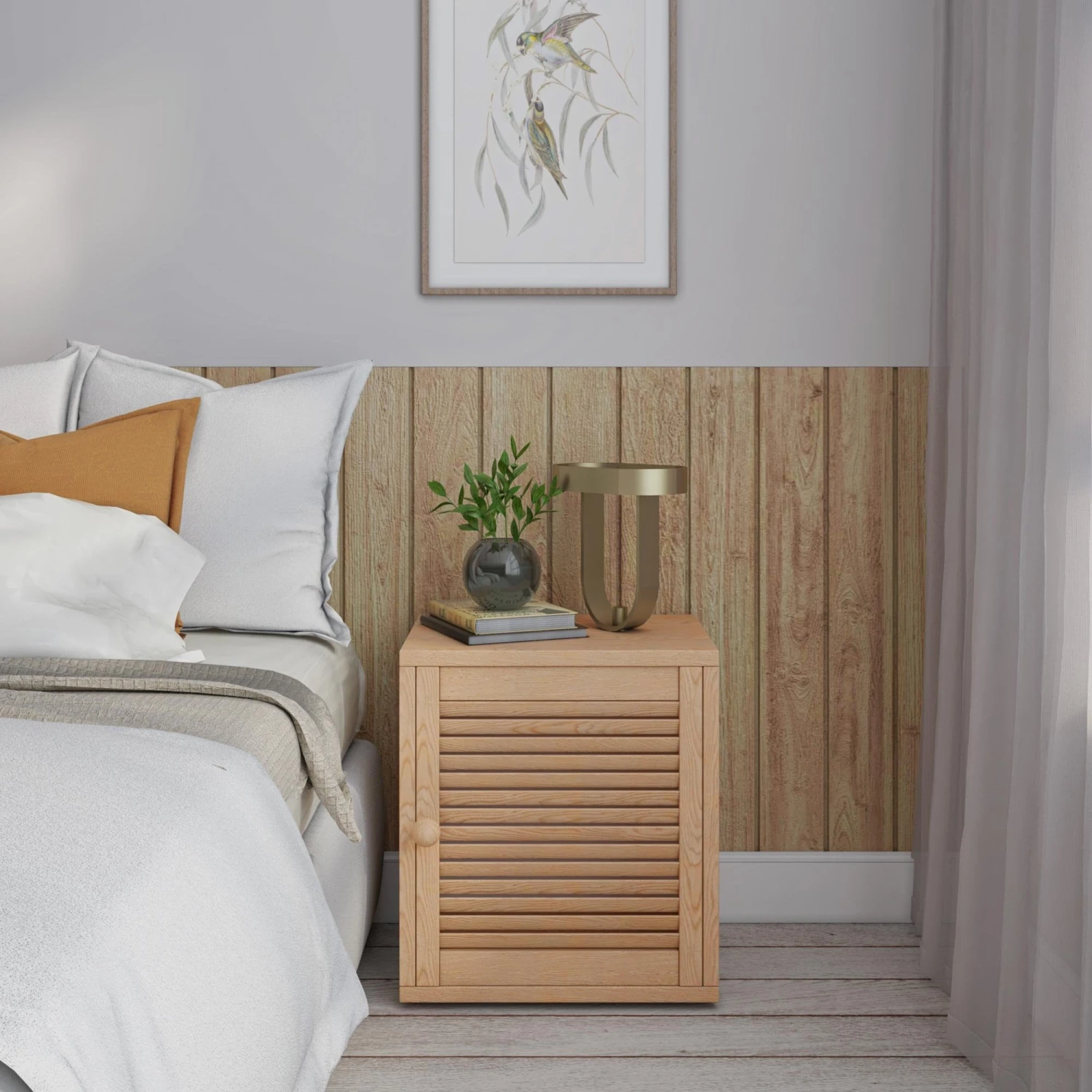 28mm Clear Pine Open Louvre Door 5 28mm Clear Pine Open Louvre Door - Image 5