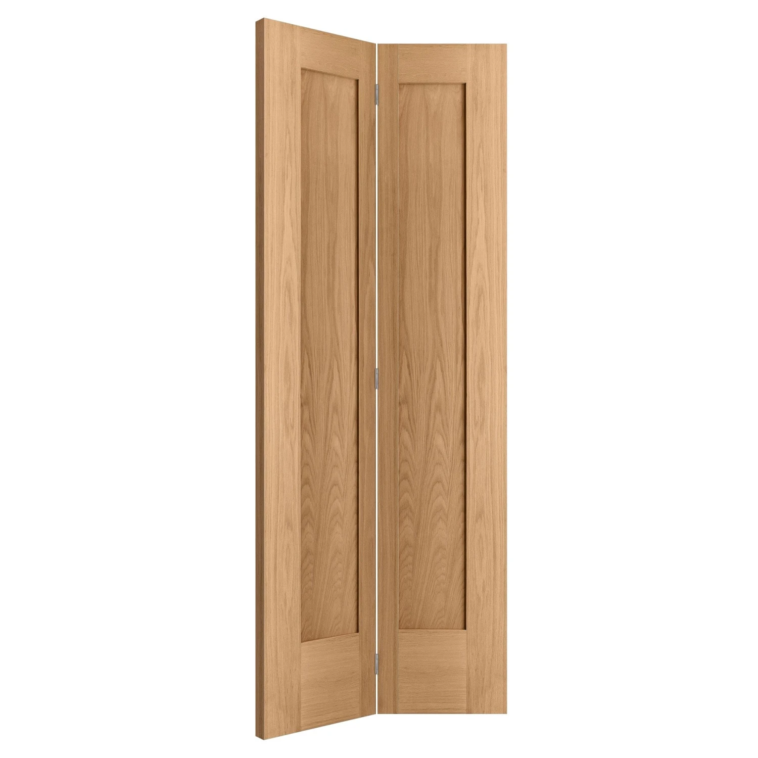 Oak Internal Unfinished Bi-fold Pattern 10 2 Panel Door (108135) 2 Oak Internal Unfinished Bi-fold Pattern 10 2 Panel Door (108135) - Image 2