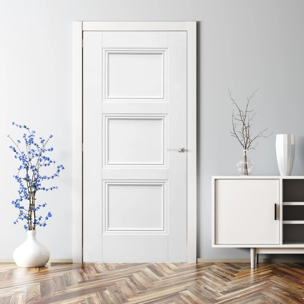 White Internal Primed Elegance Ripley FD30 Fire Door (88073) 5 White Internal Primed Elegance Ripley FD30 Fire Door (88073) - Image 5