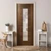 Internal Walnut Fully Finished Milano 1 Light Clear Glass Door (107900)