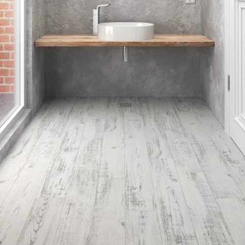 Ivory Oak - Synchro Water-resistant 8mm Laminate Flooring (108562)